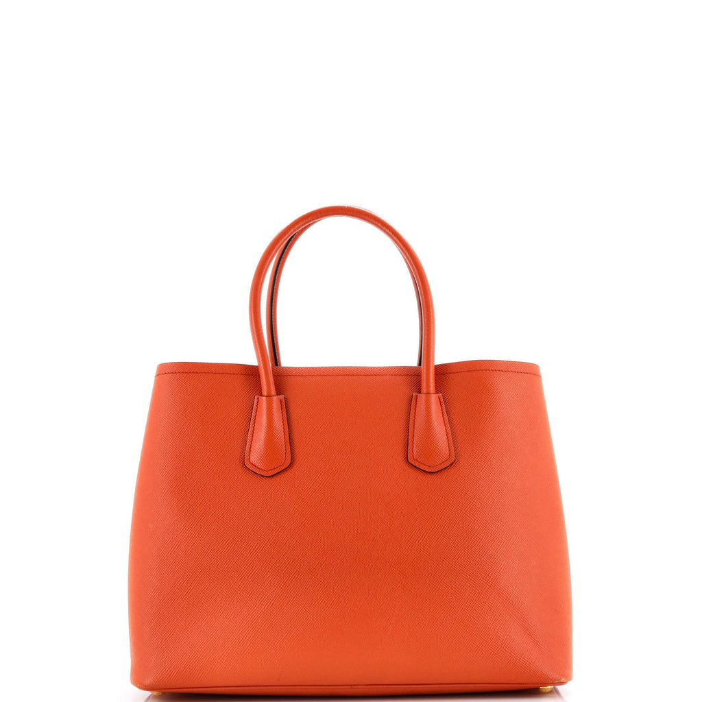 Cuir Double Tote Saffiano Leather Large