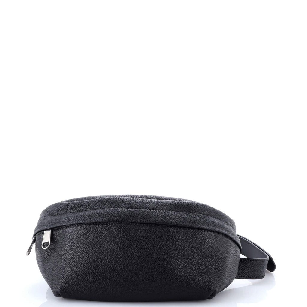 Logo Belt Bag Leather with GG Coated Canvas