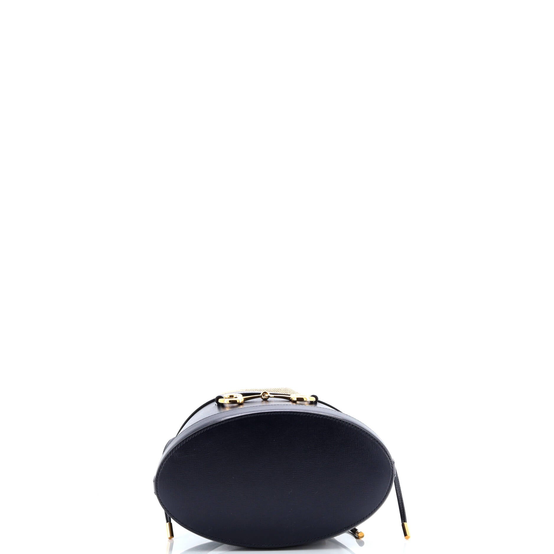 Horsebit 1955 Bucket Crossbody Bag Leather and Canvas Small