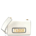J'Adior Flap Bag with Strap Leather Medium