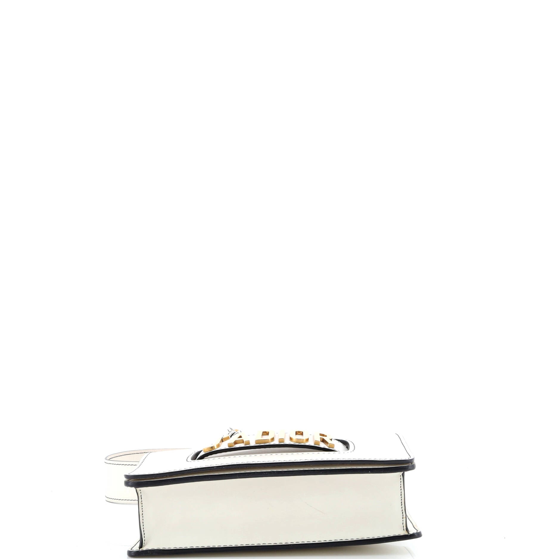 J'Adior Flap Bag with Strap Leather Medium