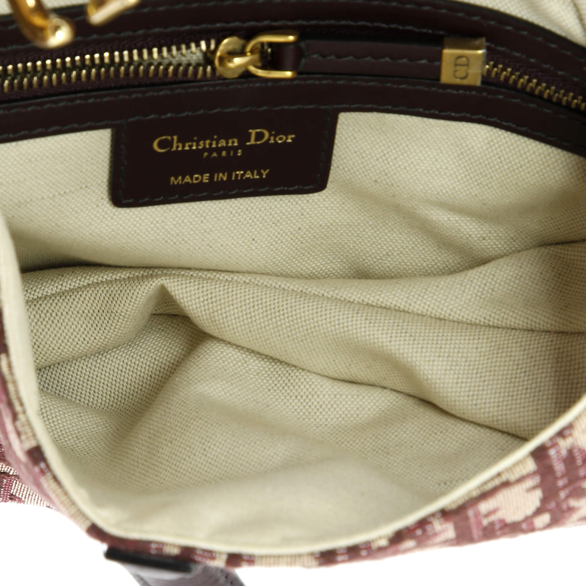 Saddle Handbag Oblique Canvas Medium