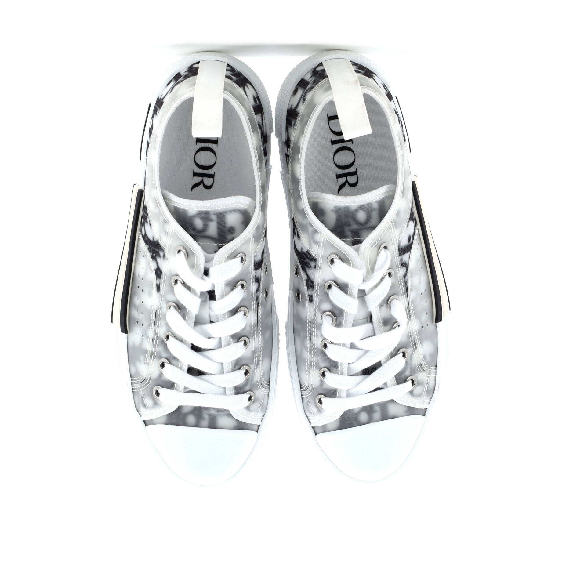 Men's B23 Cap Toe Low-Top Sneakers Oblique Technical Canvas
