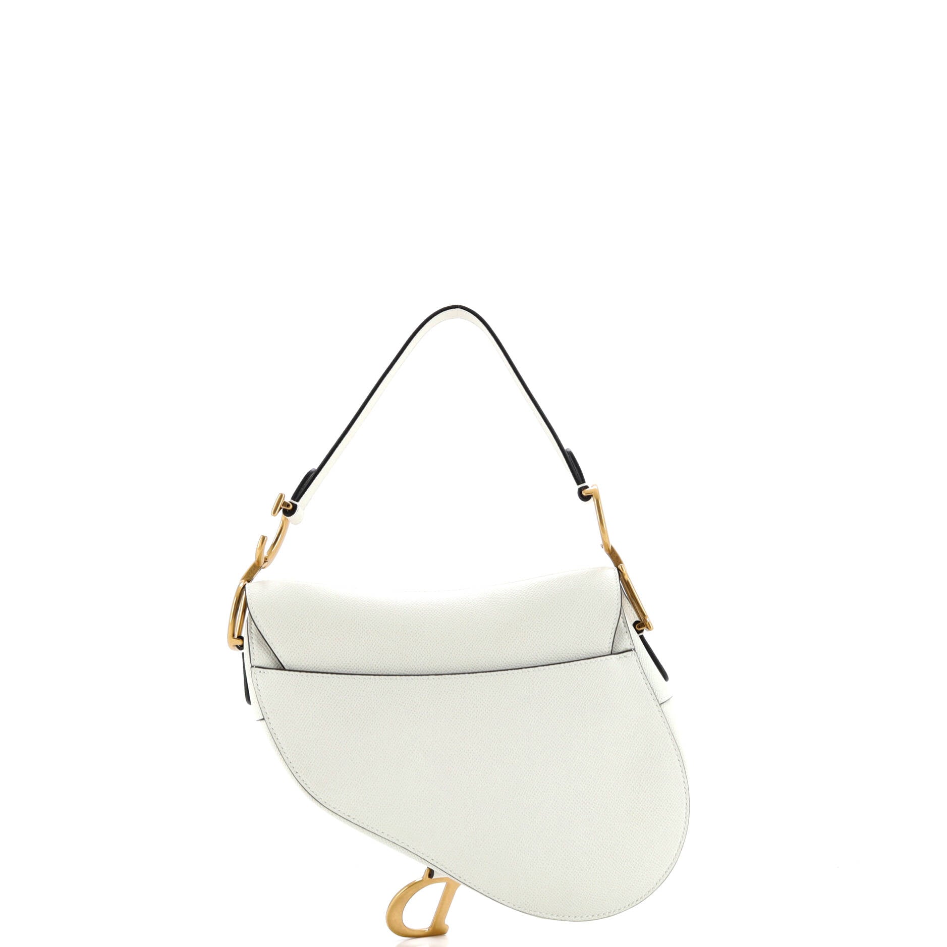 Saddle Handbag Leather Medium