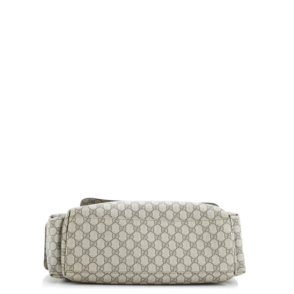 Diaper Bag GG Coated Canvas