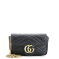 GG Marmont Flap Bag Matelasse Leather Super Mini