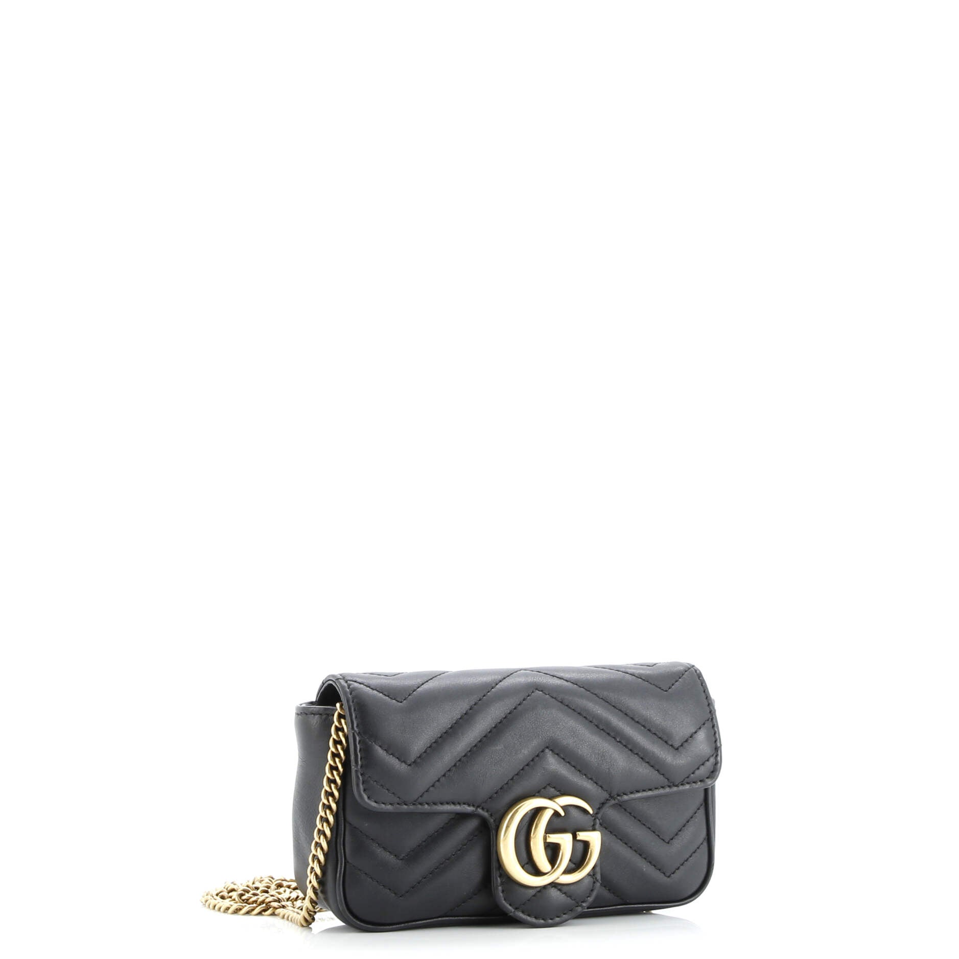 GG Marmont Flap Bag Matelasse Leather Super Mini