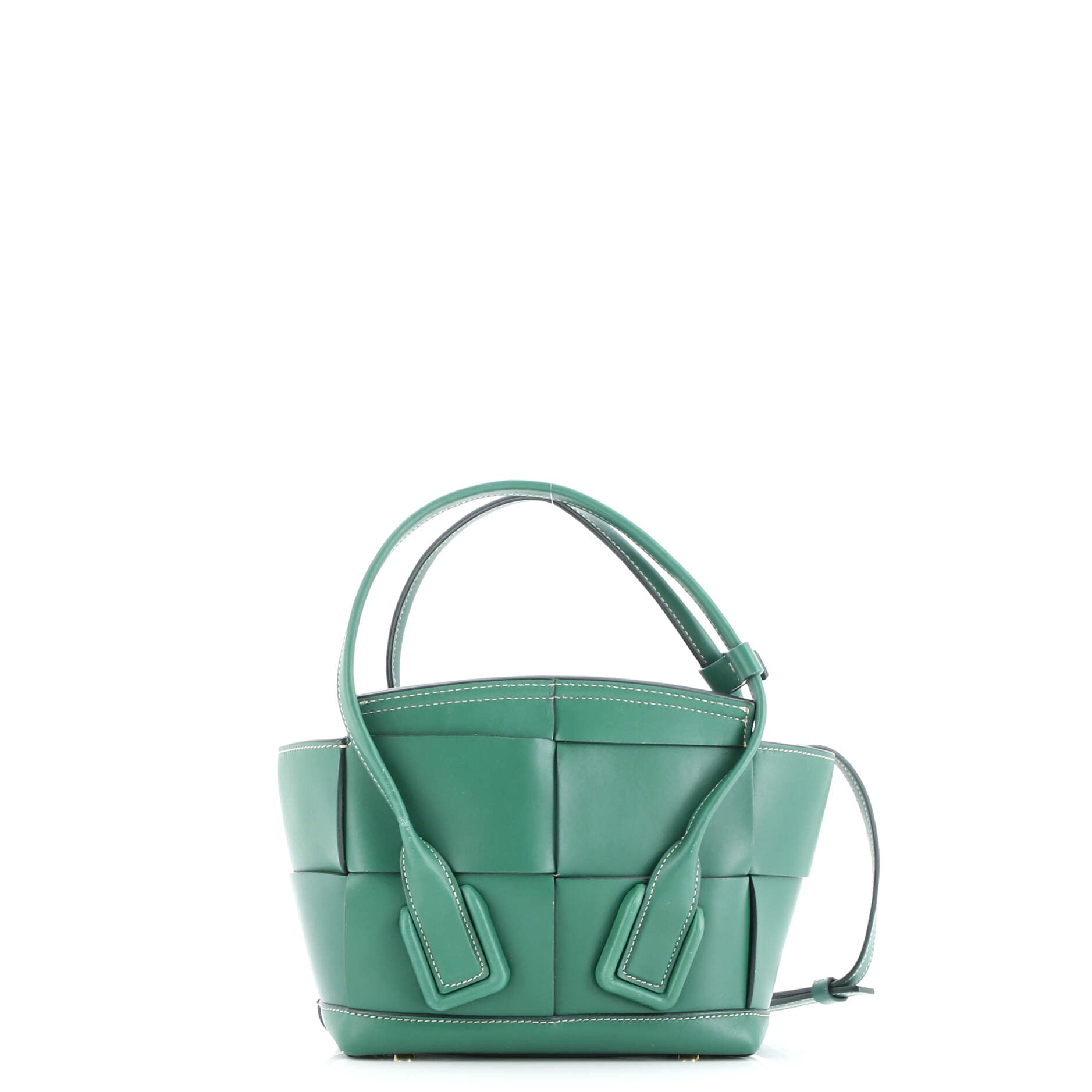 Arco Bag Maxi Intrecciato Leather Mini