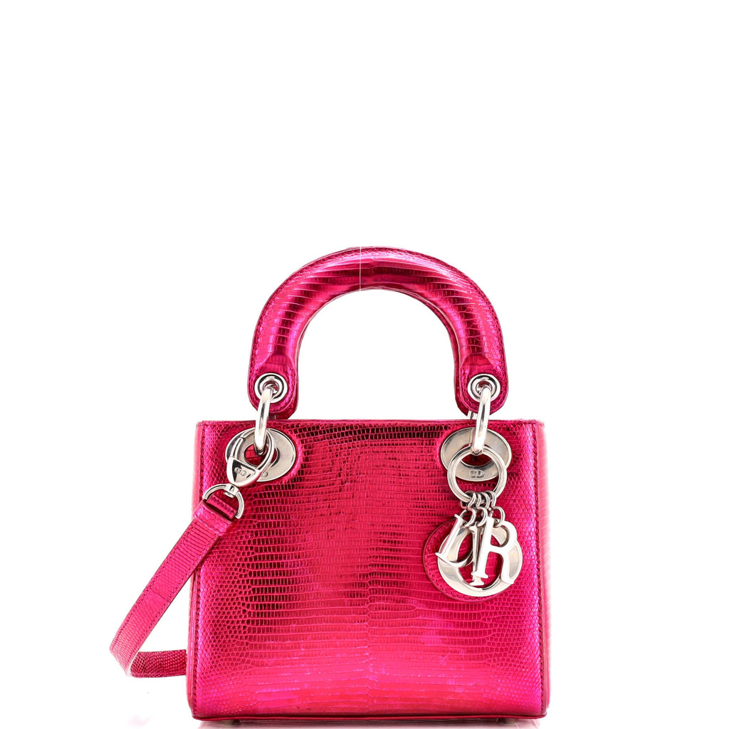 Lady Dior Bag Lizard Mini