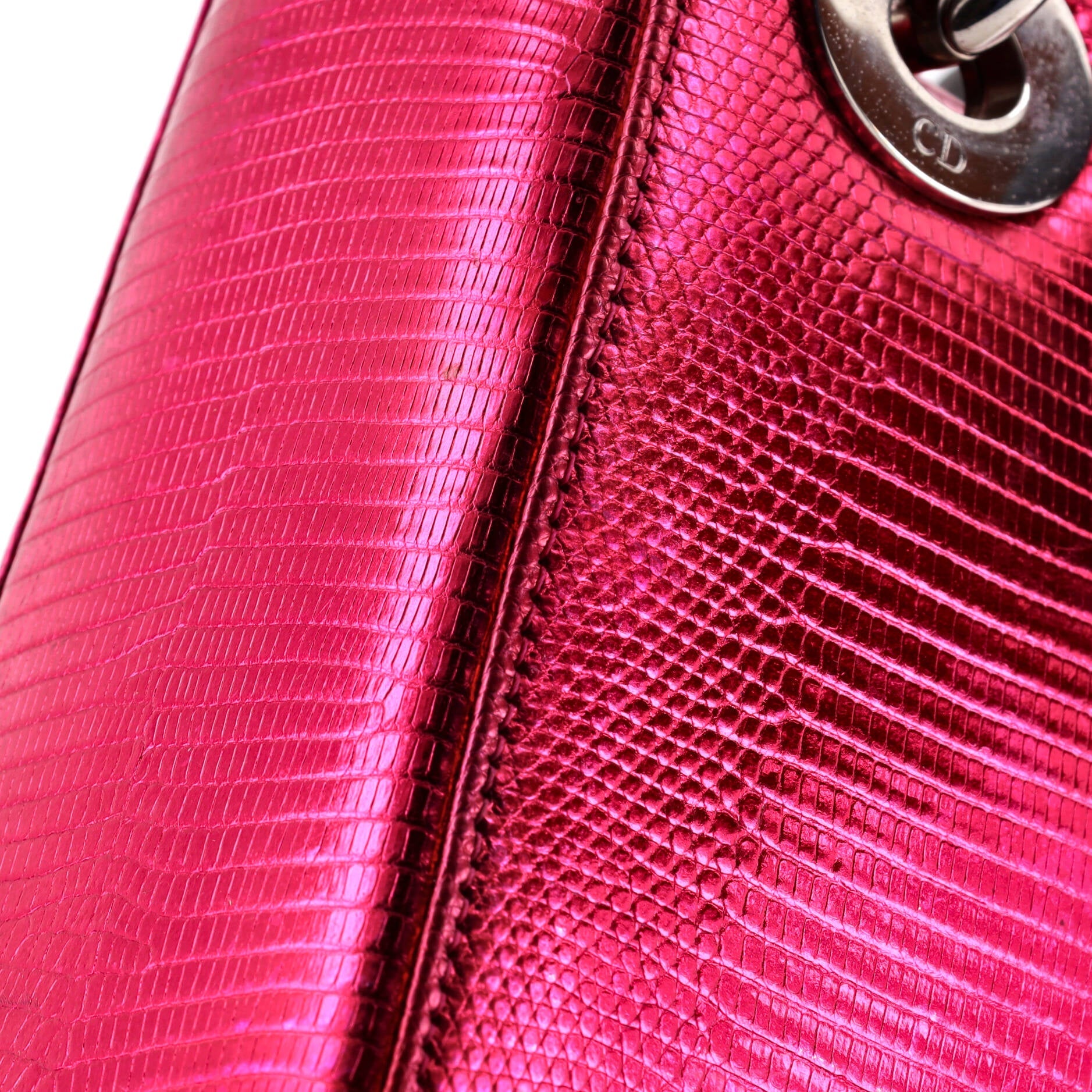 Lady Dior Bag Lizard Mini