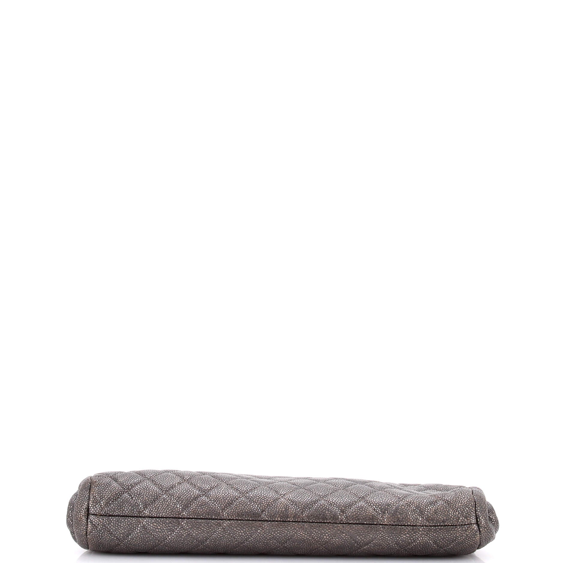 CC Frame Clutch Quilted Caviar Large