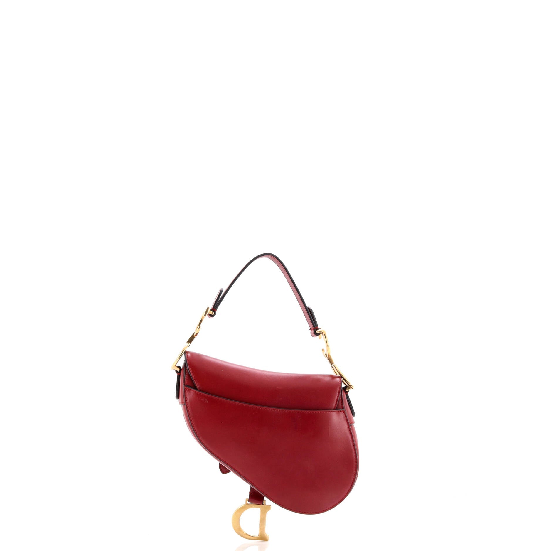 Saddle Handbag Leather Mini