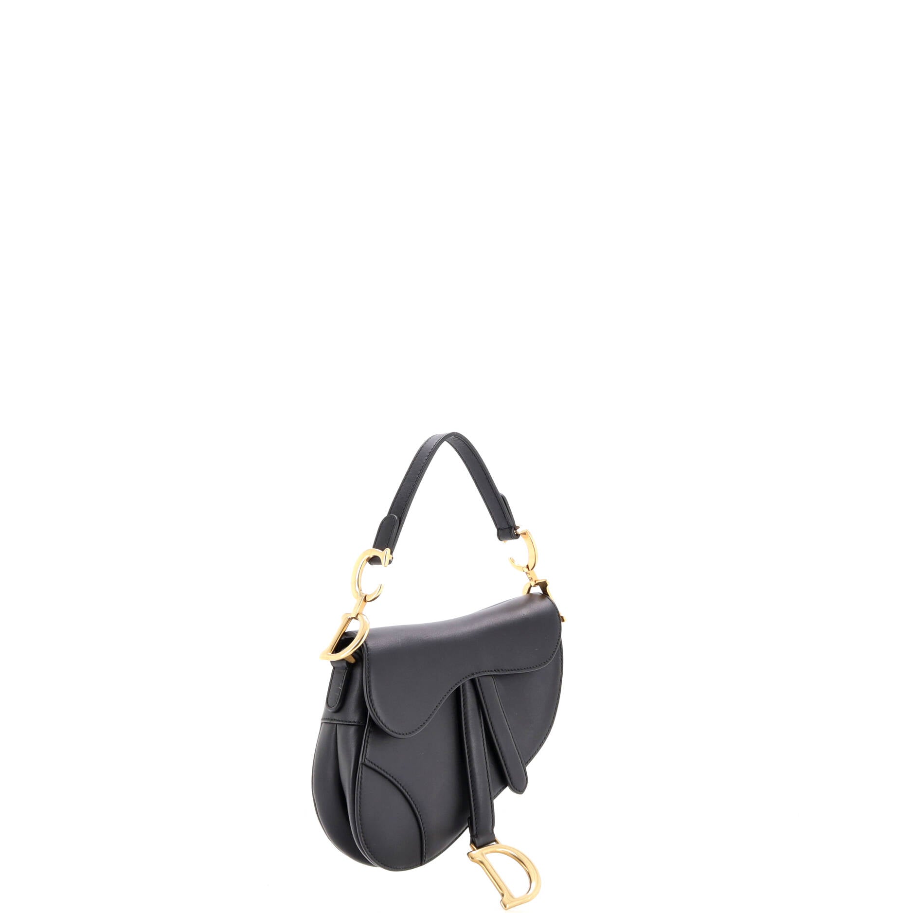 Saddle Handbag Leather Mini