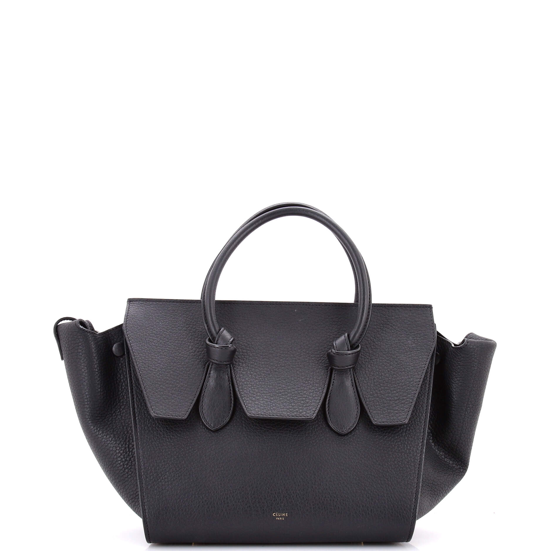 Tie Knot Tote Grainy Leather Small