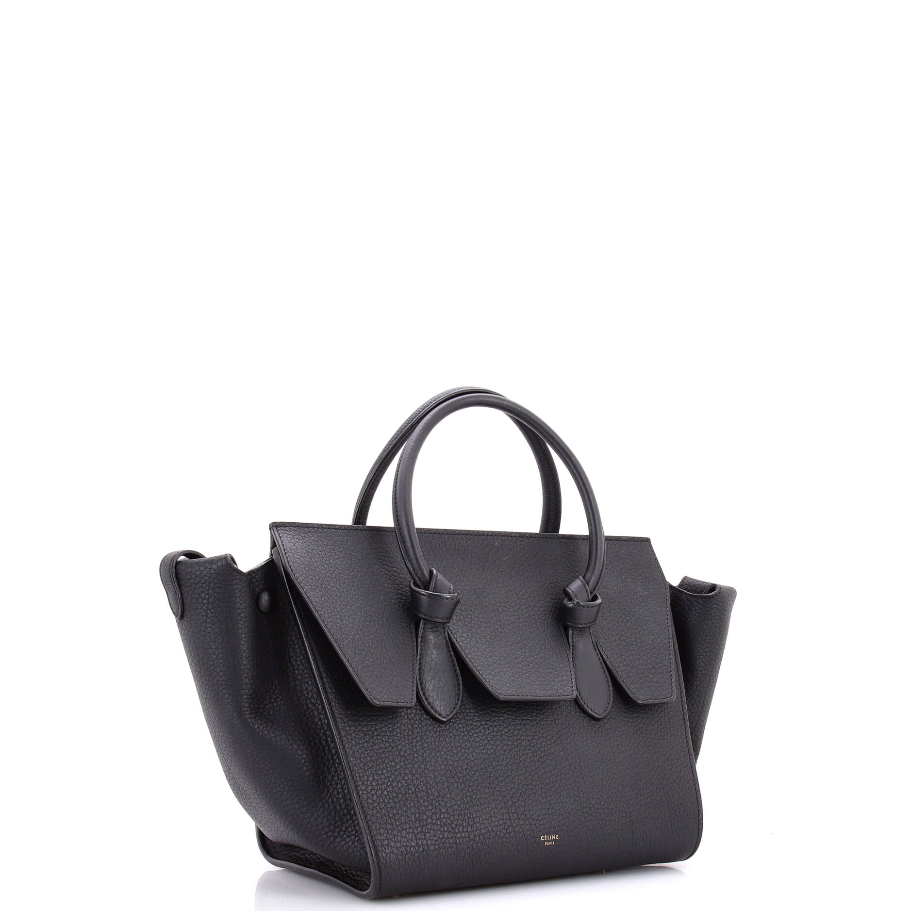 Tie Knot Tote Grainy Leather Small