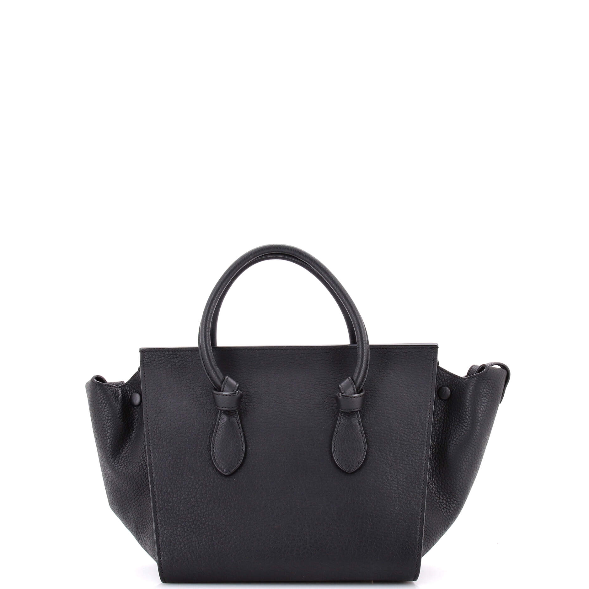 Tie Knot Tote Grainy Leather Small