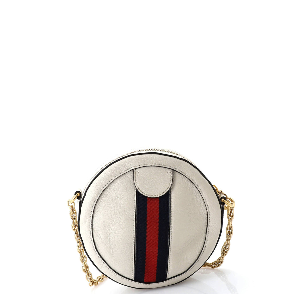 Ophidia Round Shoulder Bag Leather Mini