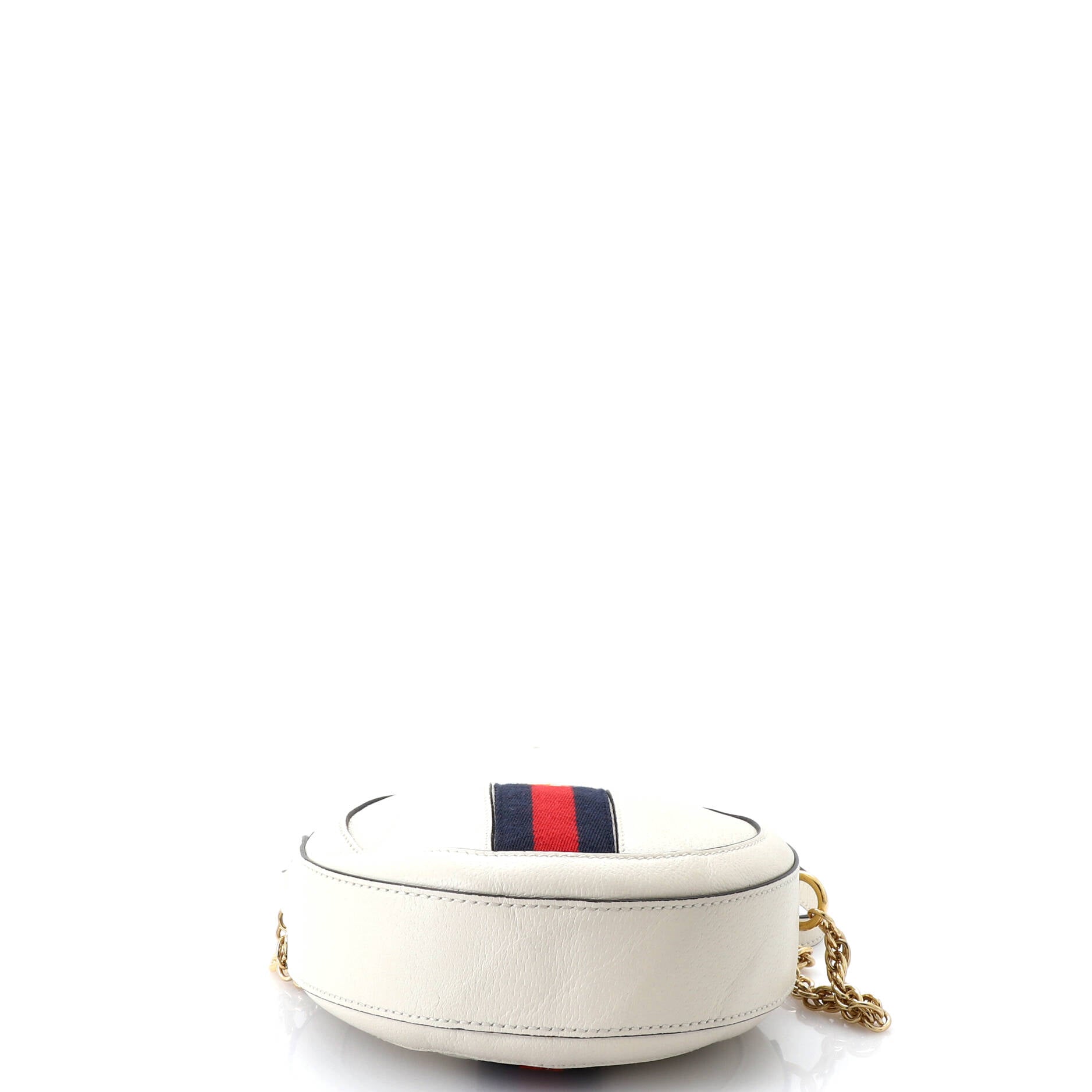 Ophidia Round Shoulder Bag Leather Mini