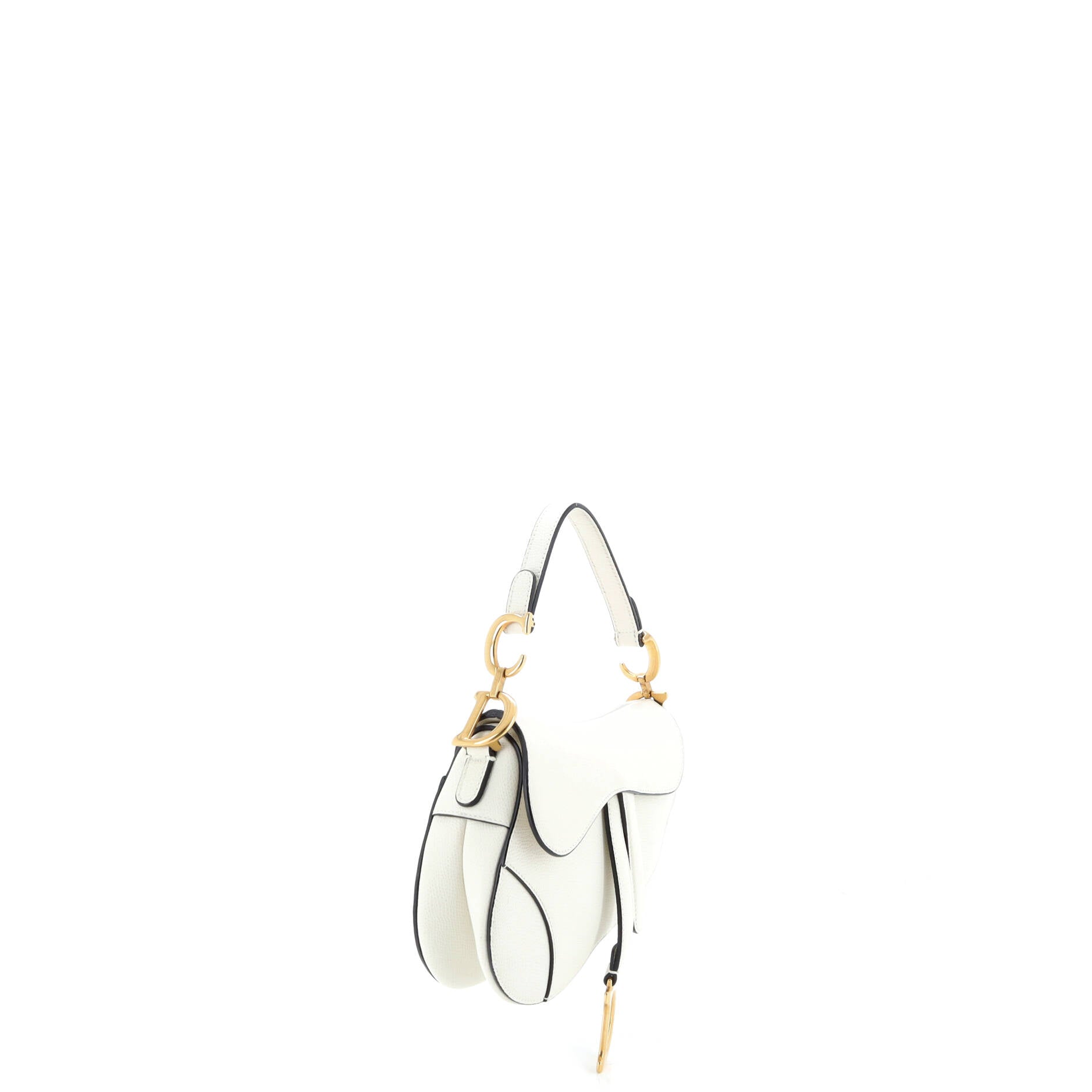 Saddle Handbag Leather Mini