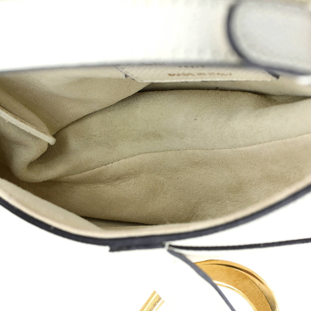 Saddle Handbag Leather Mini