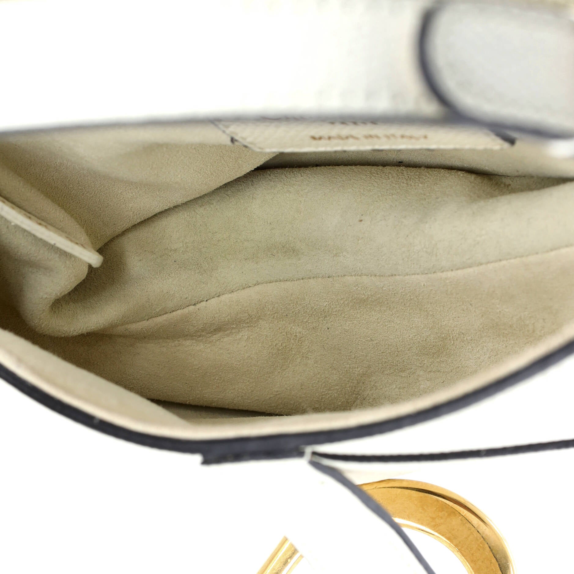 Saddle Handbag Leather Mini