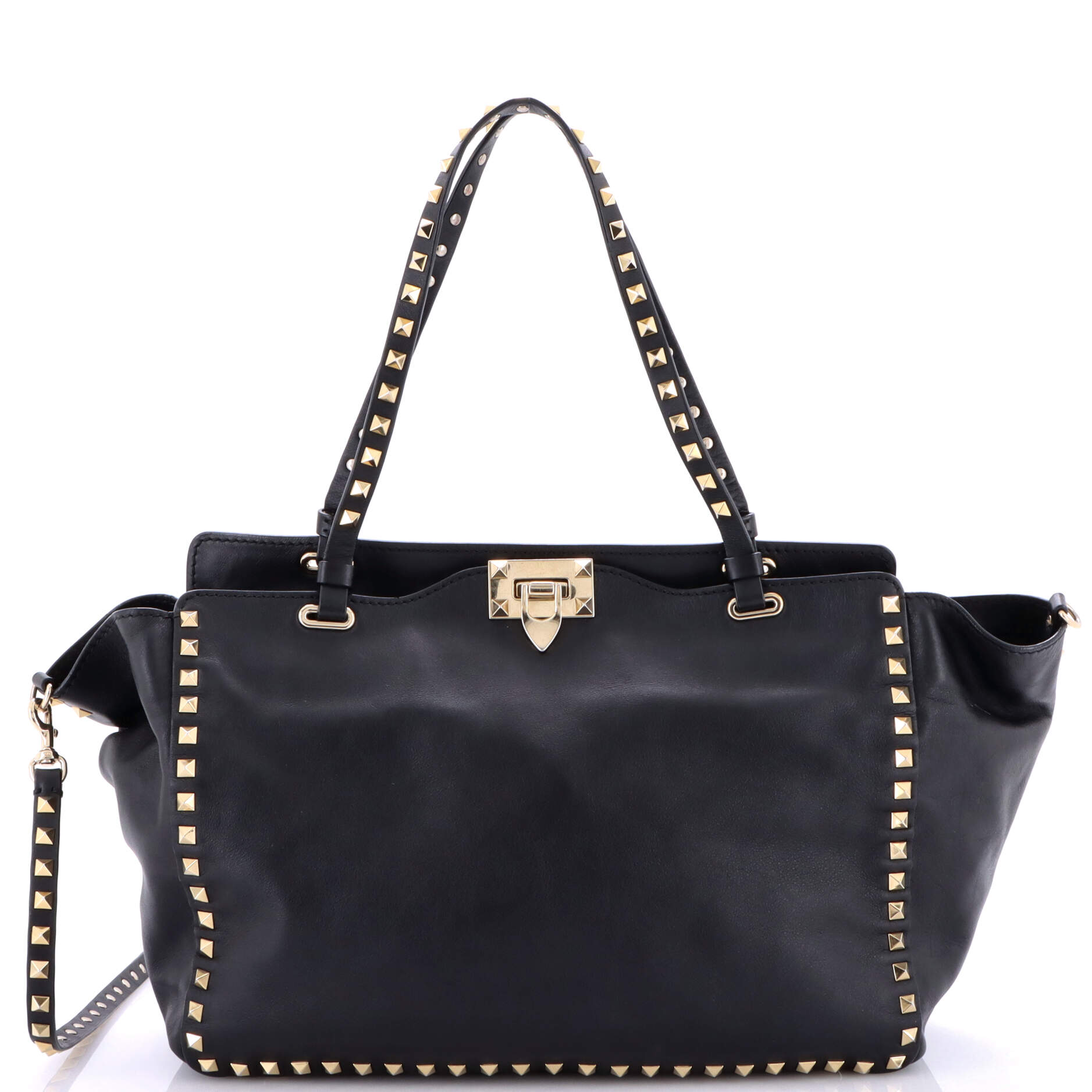 Rockstud Tote Soft Leather Medium