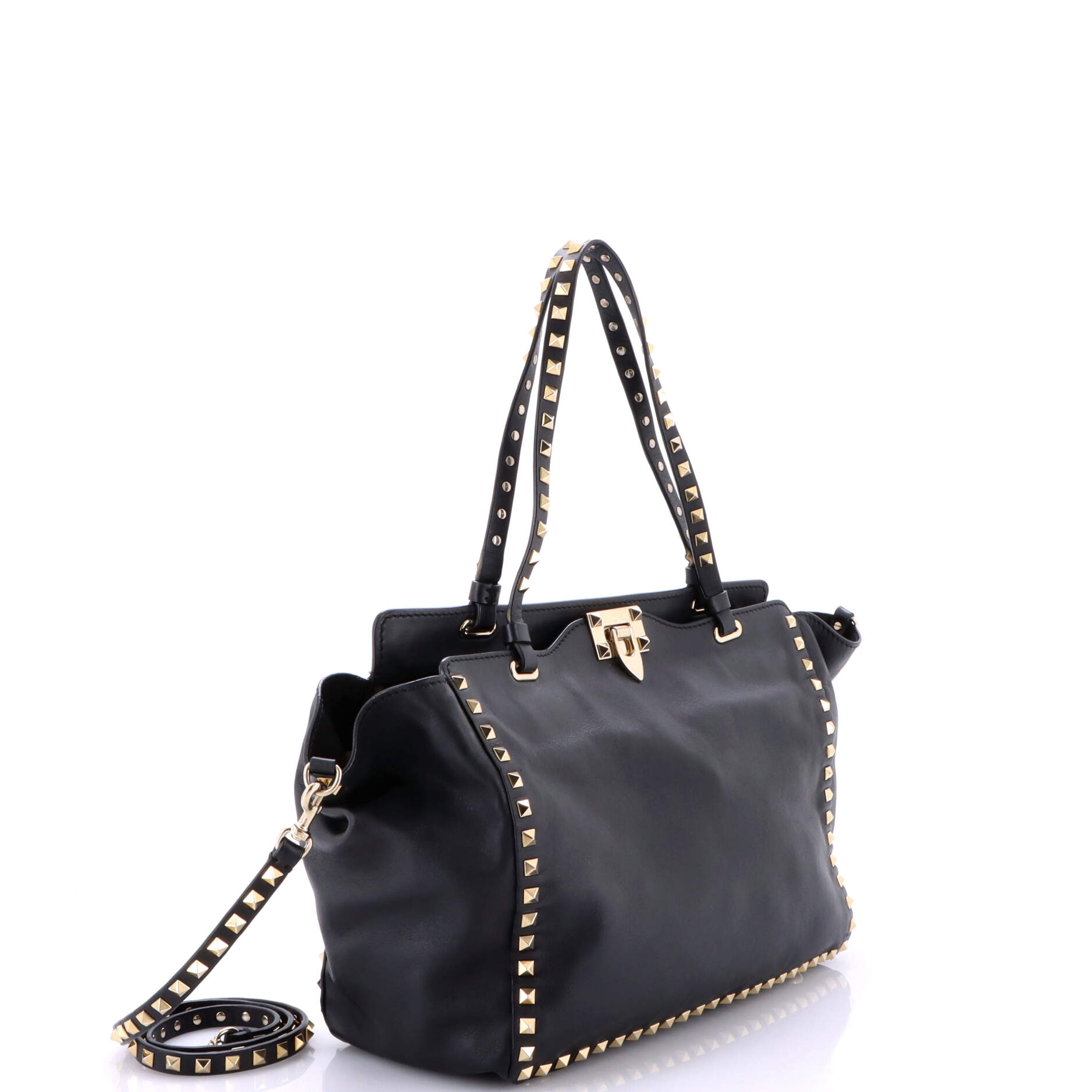 Rockstud Tote Soft Leather Medium