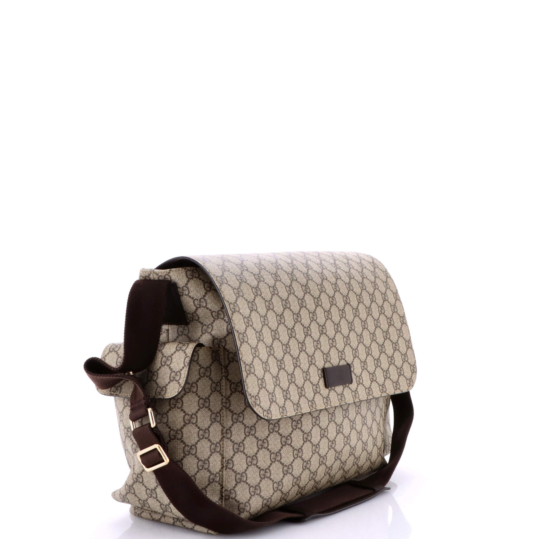 Diaper Bag GG Coated Canvas