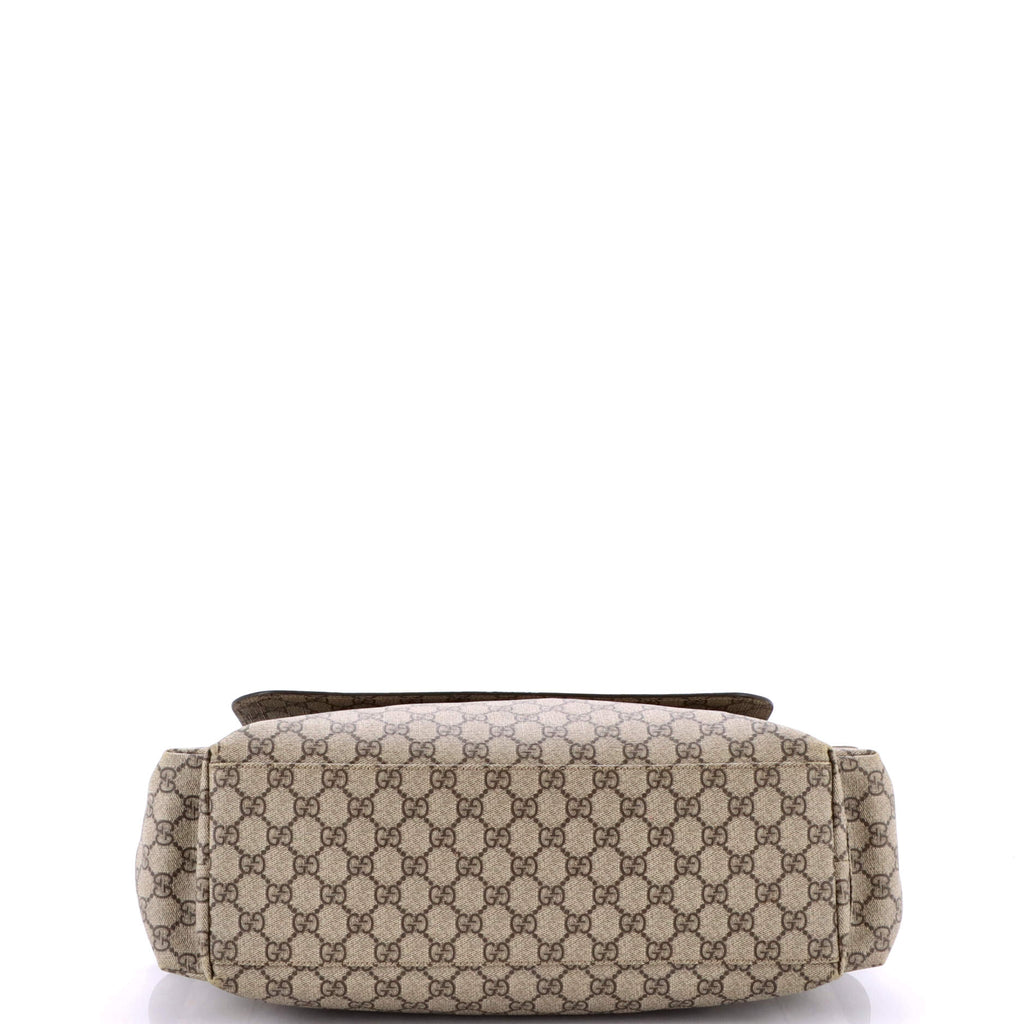 Diaper Bag GG Coated Canvas