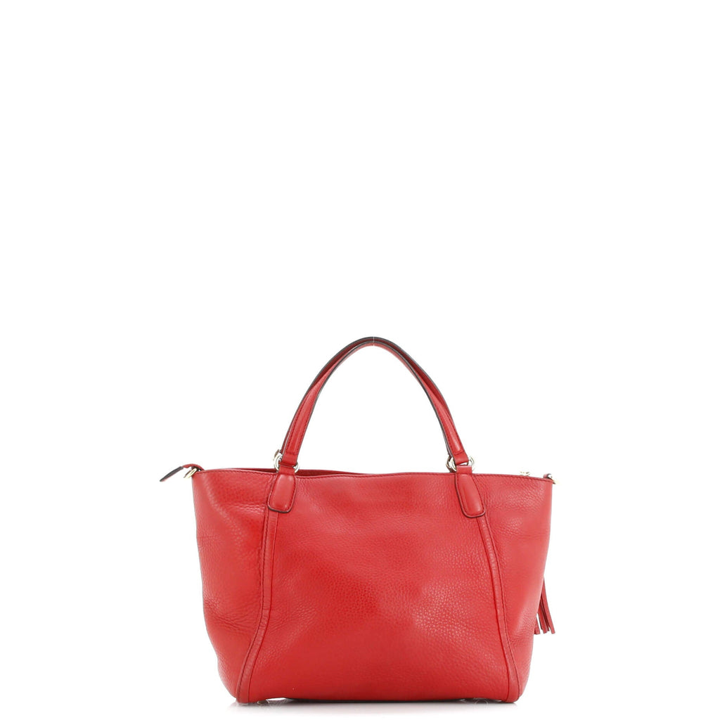 Soho Convertible Top Handle Bag Leather Small