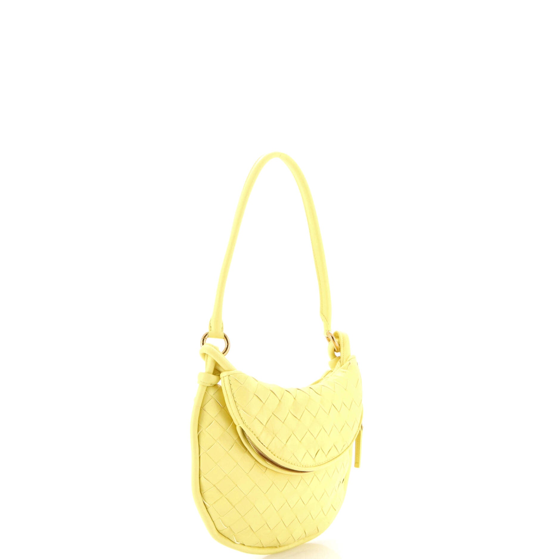 Gemelli Shoulder Bag Intrecciato Leather Small