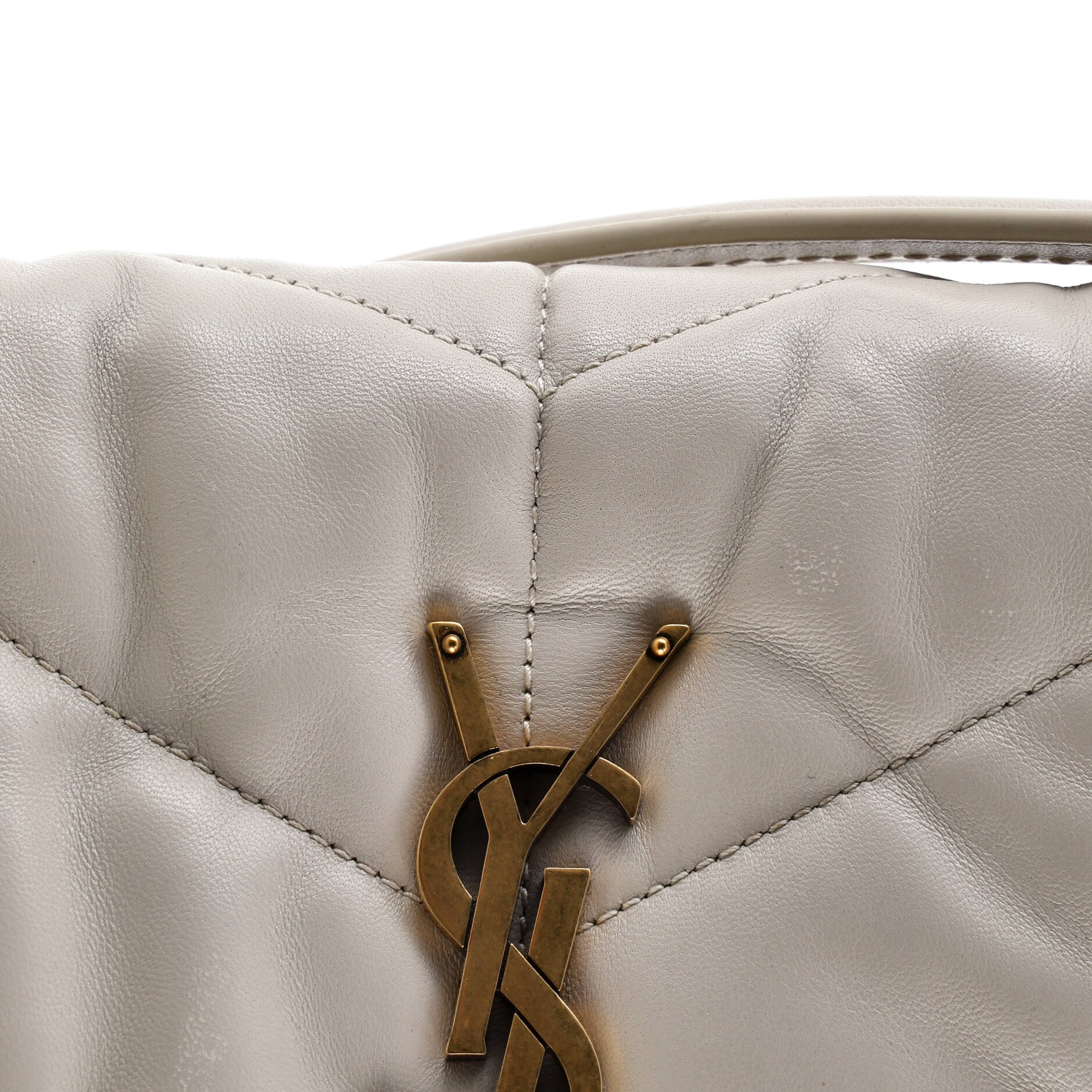Loulou Puffer Shoulder Bag Quilted Leather Small