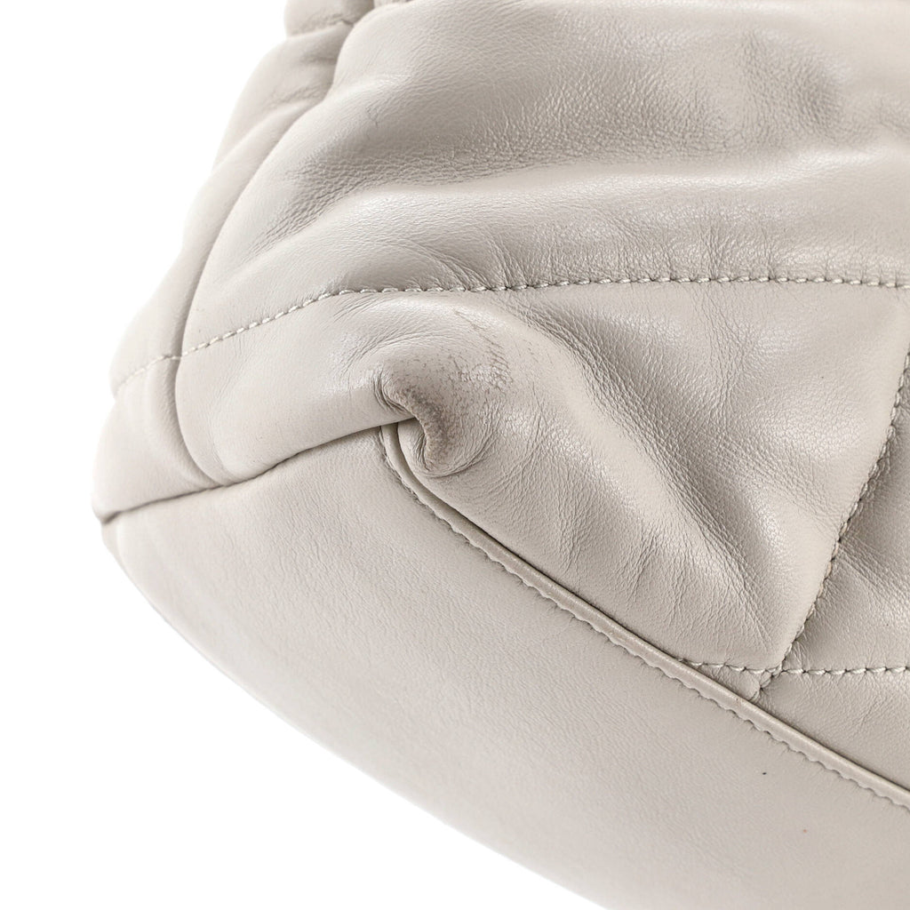 Loulou Puffer Shoulder Bag Quilted Leather Small