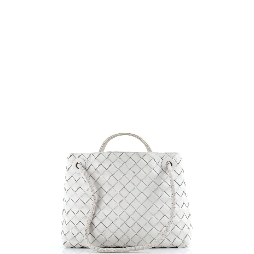 Andiamo East West Top Handle Bag Intrecciato Nappa Small