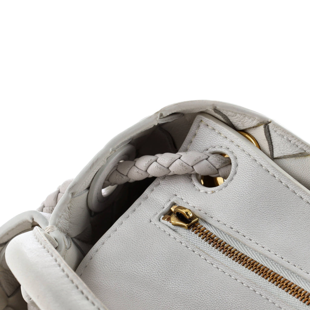 Andiamo East West Top Handle Bag Intrecciato Nappa Small
