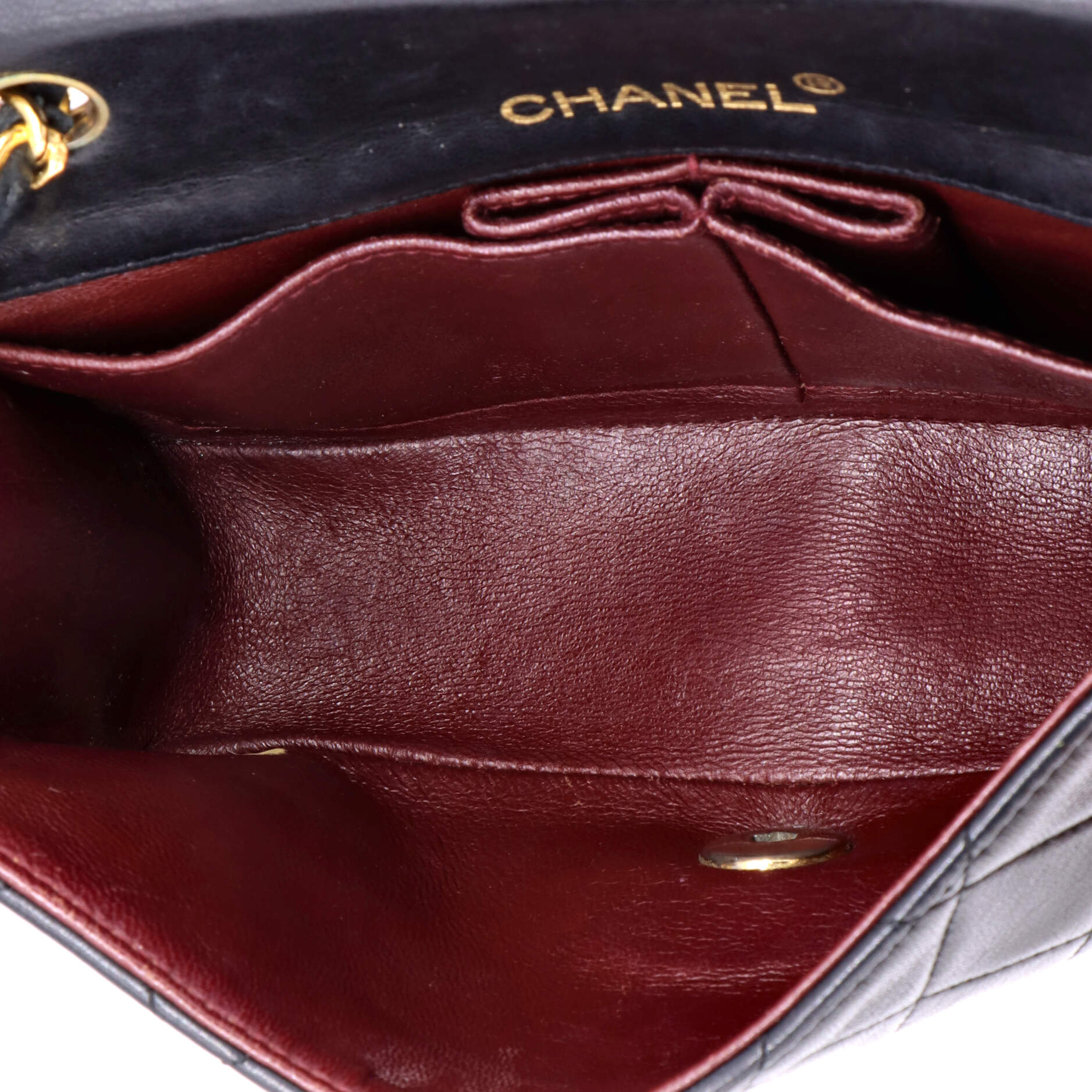 Vintage Full Flap Bag Quilted Lambskin Mini