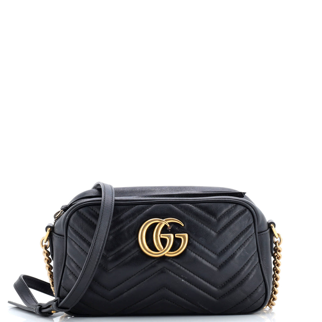 GG Marmont Shoulder Bag Matelasse Leather Small