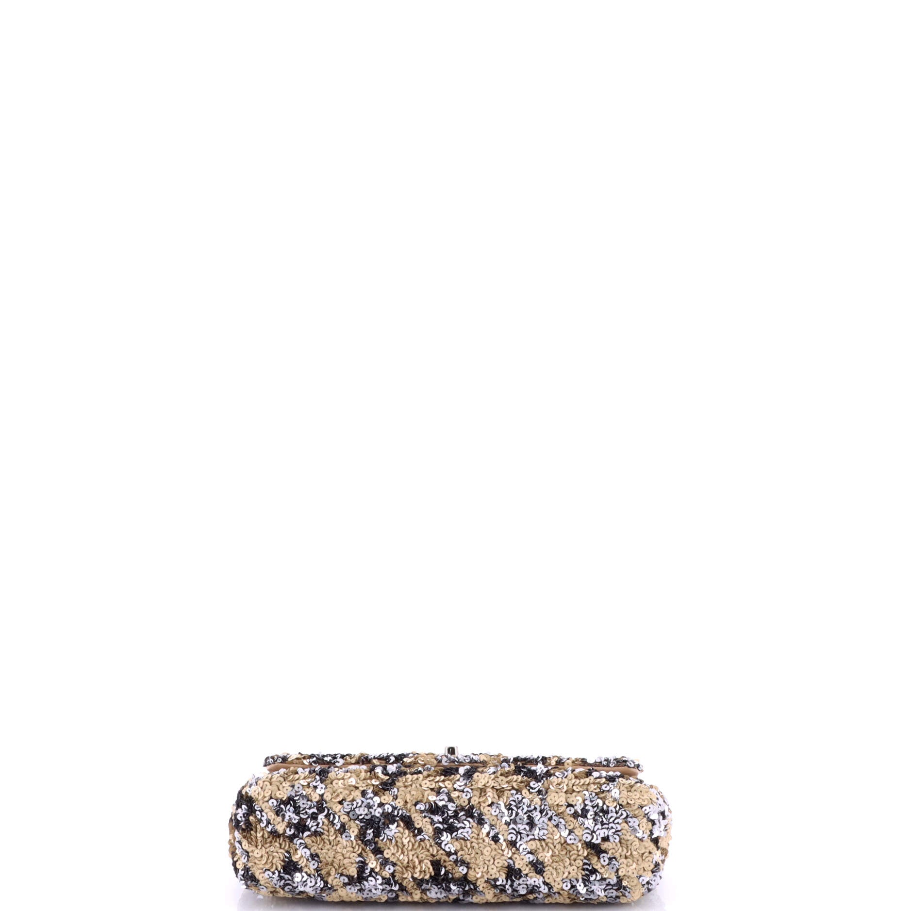 Flap Bag Multicolor Sequins Medium