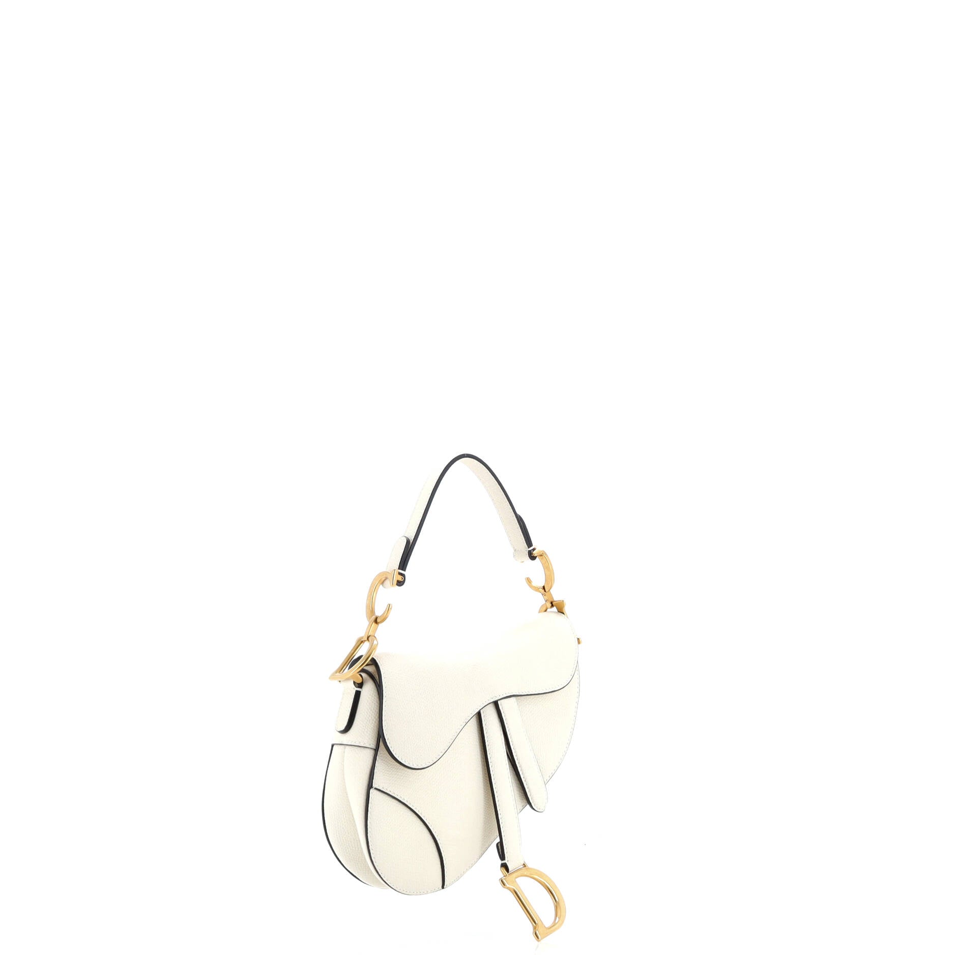 Saddle Handbag Leather Mini