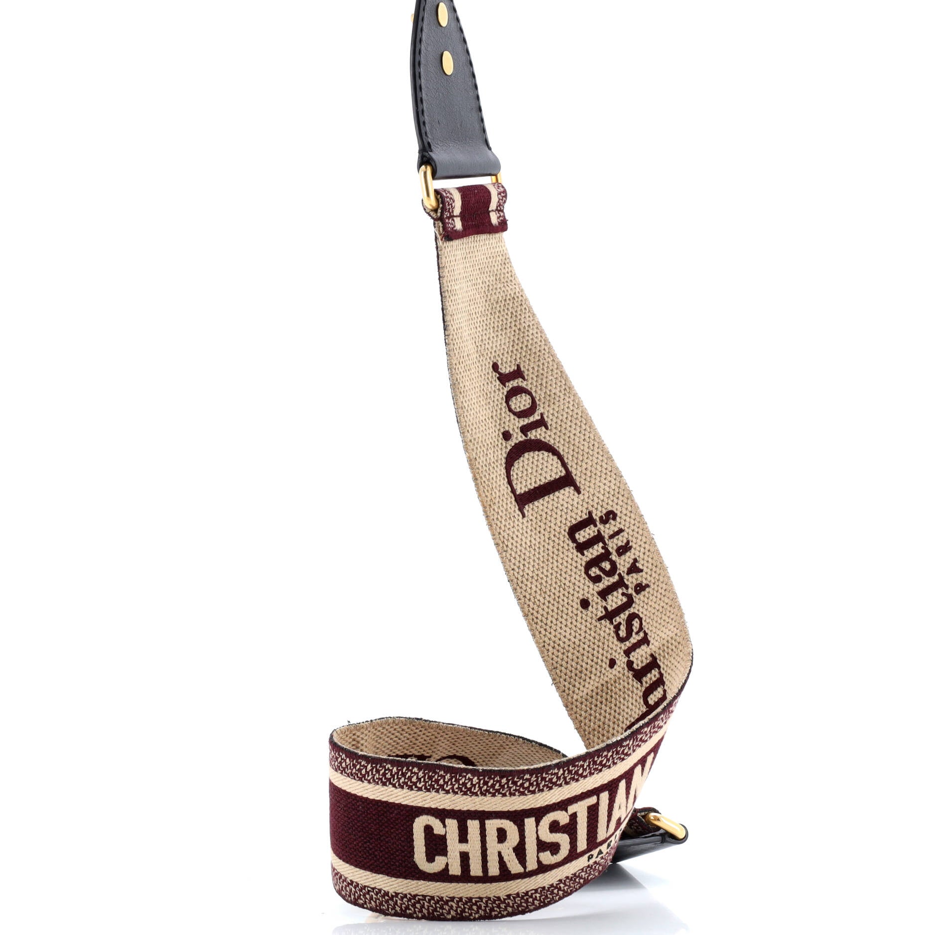 Logo Shoulder Strap Embroidered Canvas