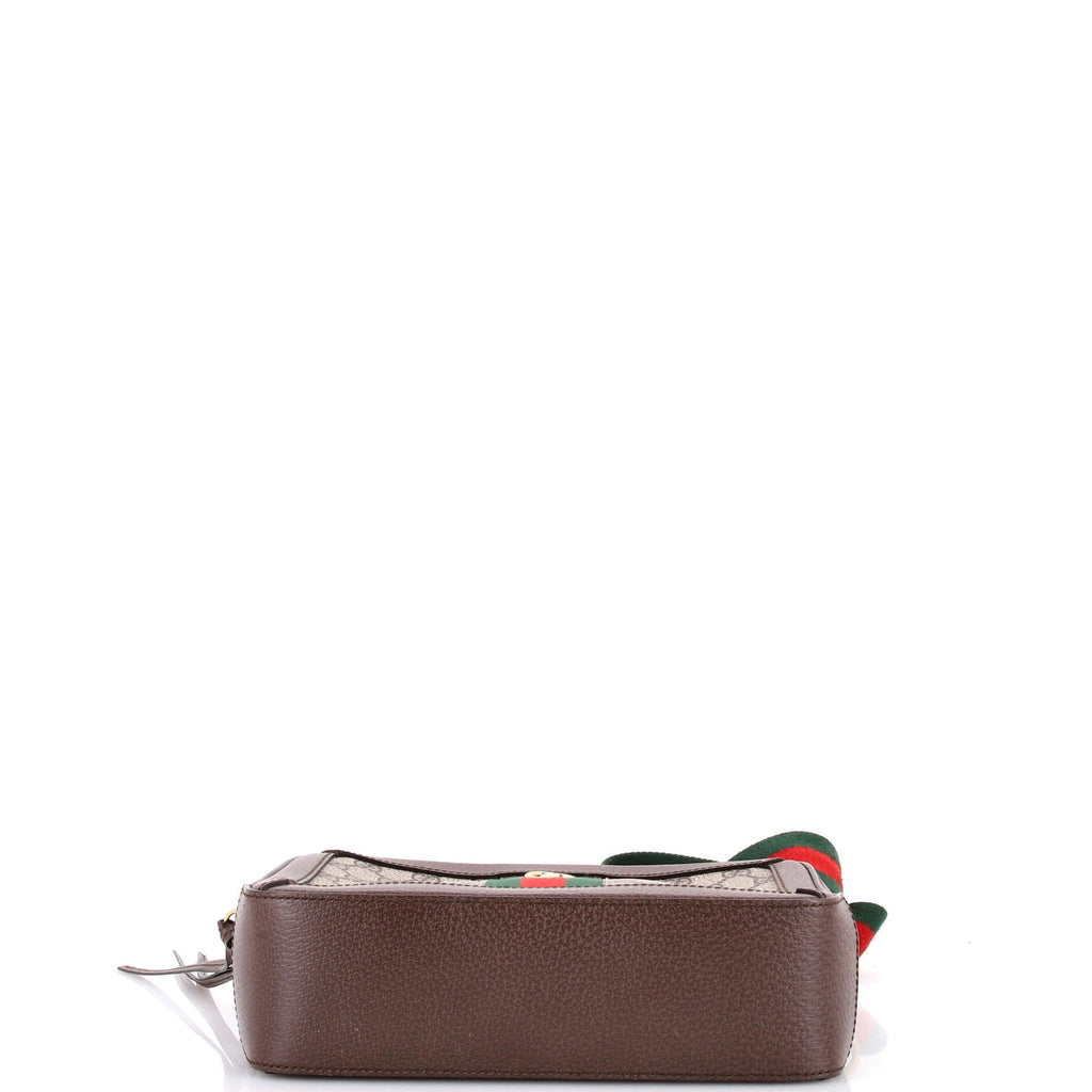 Ophidia Zip Around Camera Bag GG Coated Canvas Small