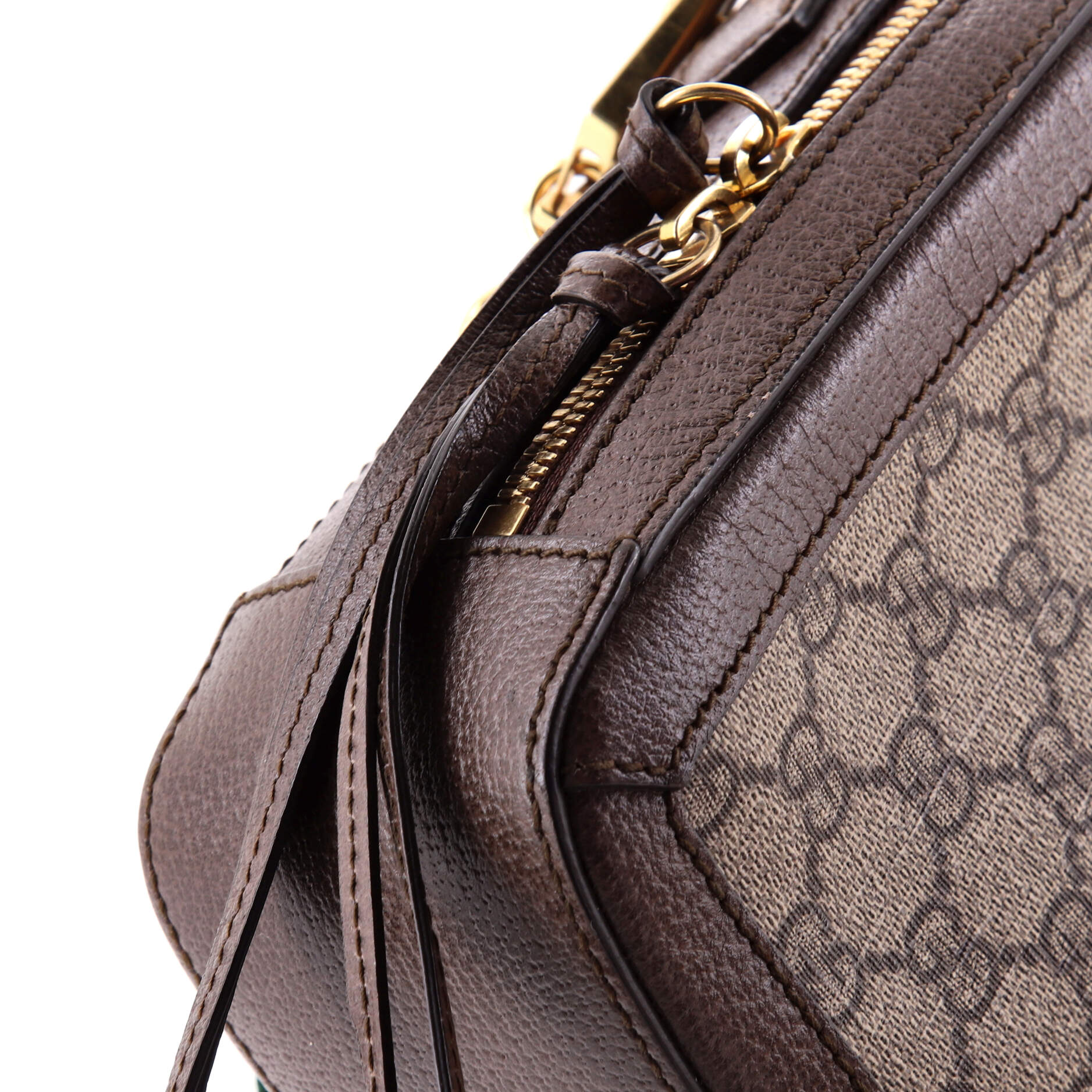 Ophidia Zip Around Camera Bag GG Coated Canvas Small
