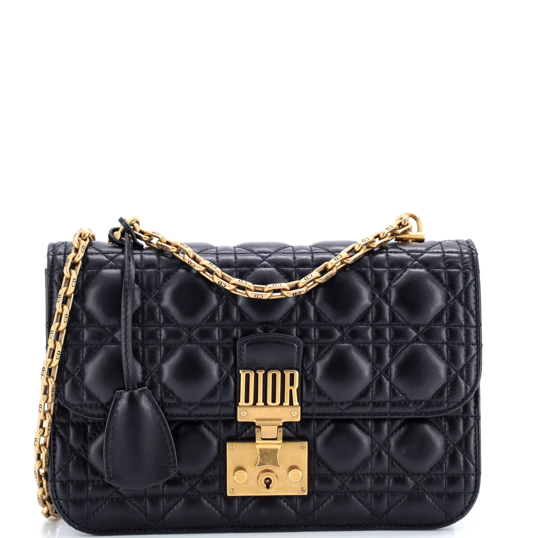 Dioraddict Flap Bag Cannage Quilt Lambskin Medium