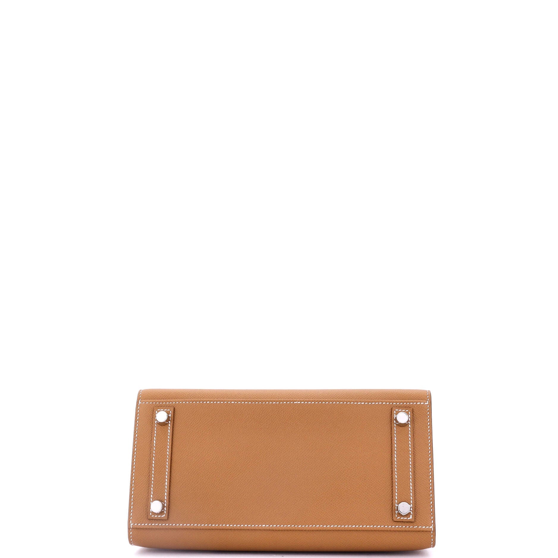 Birkin Sellier Bag Gold Epsom with Palladium Hardware 25