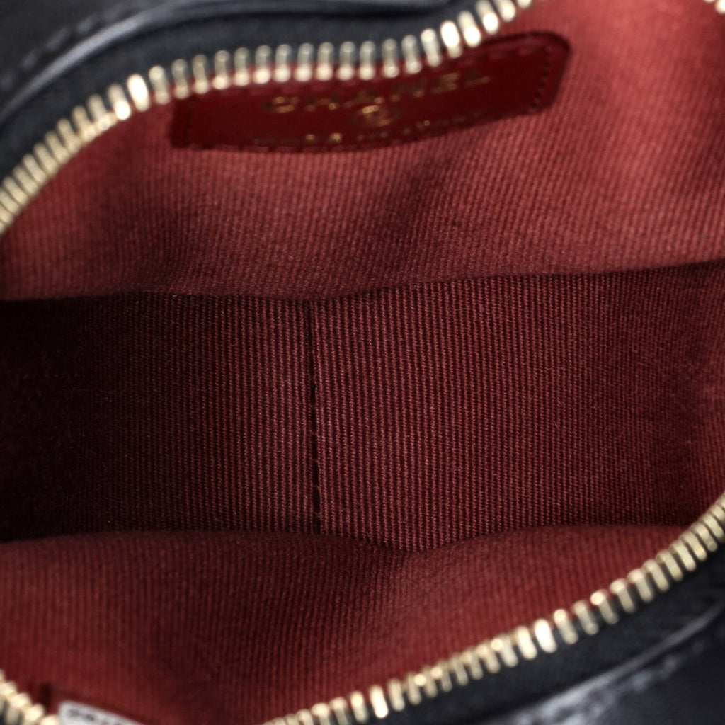 CC in Love Heart Belt Bag Quilted Lambskin