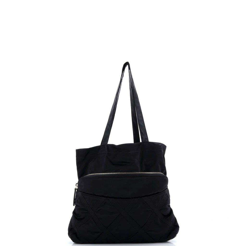 Lifestyle Foldable Tote Nylon with Grosgrain
