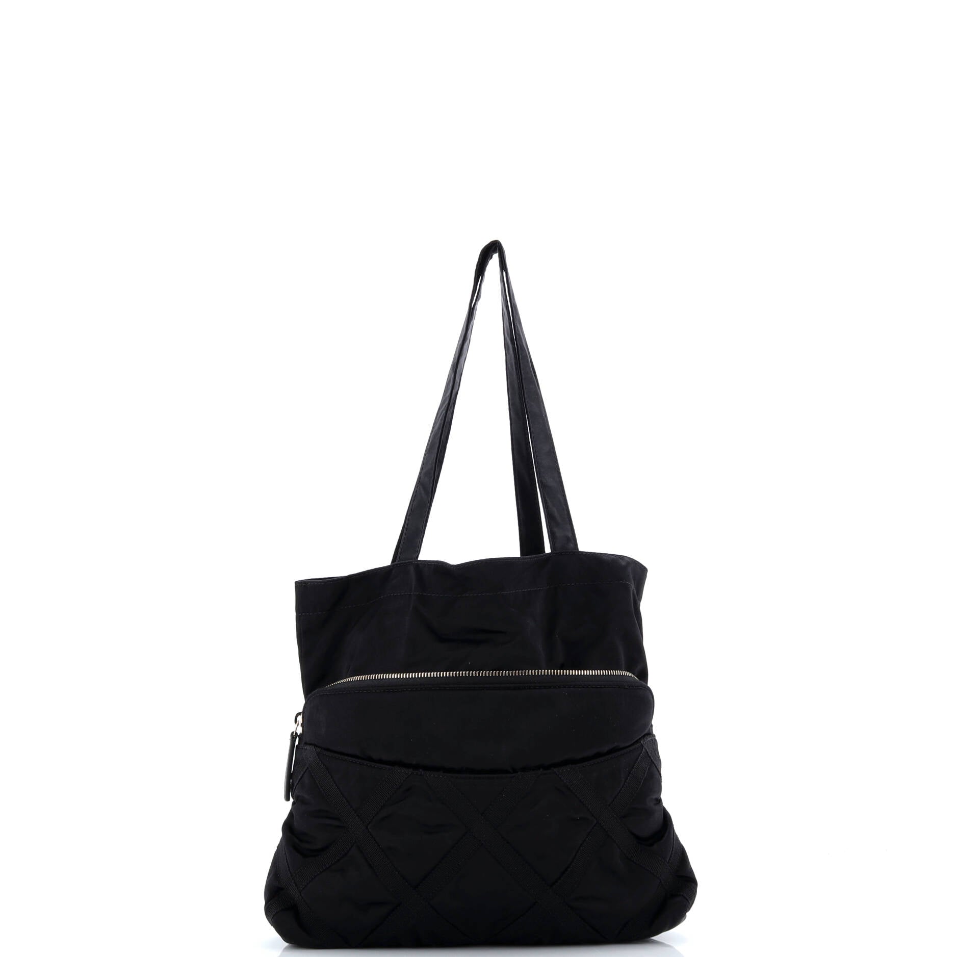 Lifestyle Foldable Tote Nylon with Grosgrain