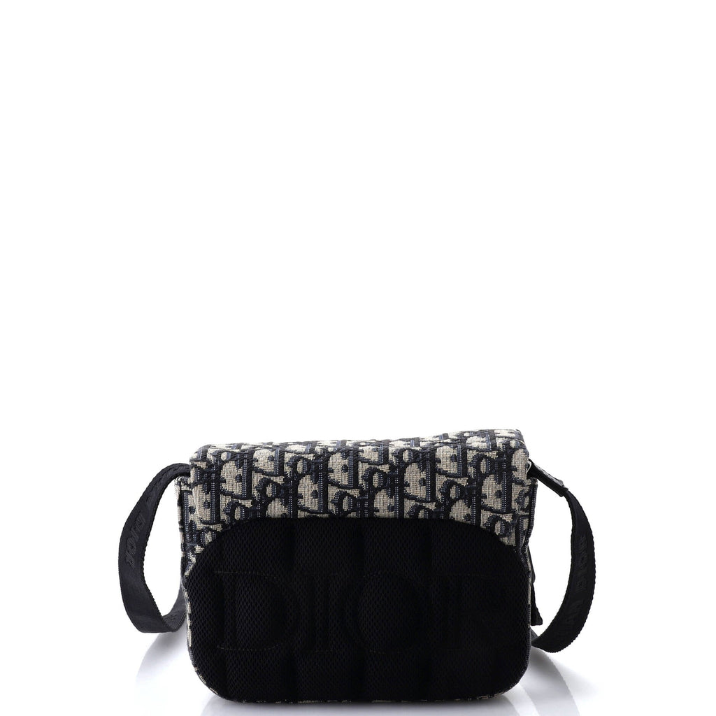 Explorer Buckle Messenger Bag Oblique Canvas Small
