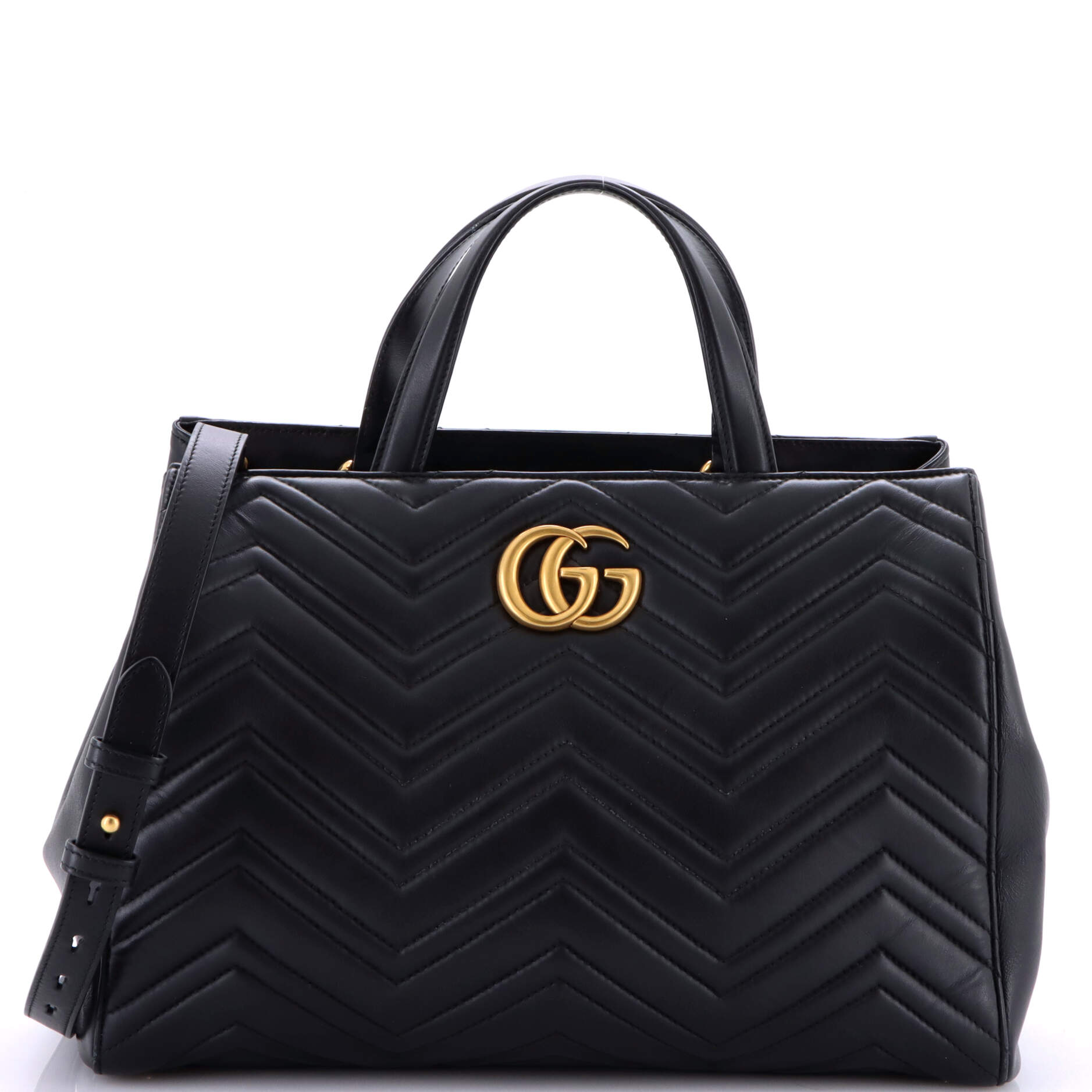 GG Marmont Tote Matelasse Leather Medium