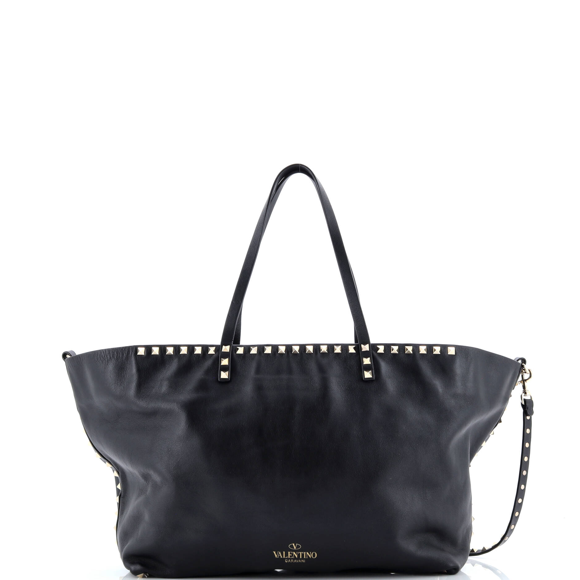 Rockstud Easy Tote Leather Large